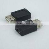 High Speed USB A Type Female to Mini Female USB Adapter thumbnail-1