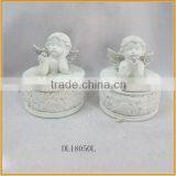 Cheap Resin Caskets With Angel for Christmas Decoration