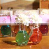 45ml Many Colors Hot Selling Decorative Flower Diffuser Sets With PVC Packaging