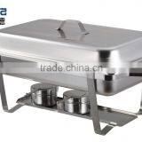 stainless steel buffet food display chafing dish