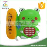 2016 educational plastic cartoon learning machine with light and music