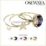 Osewaya Harajuku Bestseller Bijoux Jewelry Moon Charm Fashion Ring no Moq thumbnail-1