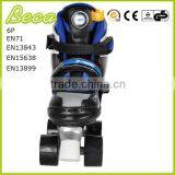 Wholesale Adjustable Metal Chassis Black Blue Boys Quad Skate thumbnail-4
