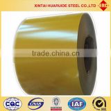 Hua Ruide-PPGI-Lemon-Colored Galvanized Steel Coils for Steel Roofing