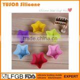 China Mini Start Shaped Silicone Jelly Muffin Tart Pan Set of 12 thumbnail-3