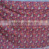 Red Color Printed Quilts / Cotton Voile Soft Quilts Cover / Sanganeri Printed Indian Quilts thumbnail-2