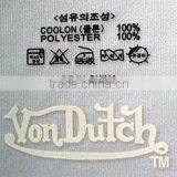 High Quality Custom Direct-factory Wholesale Heat Transfer Care Labels on Garments thumbnail-2