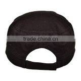 Washed Cotton Twill Charcoal and Black Manufactures Caps Military thumbnail-5