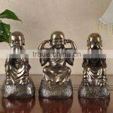 Factory Price Monk Statue, Resin Sitting Monk Buddha Figurine, Little Monk Wholesale thumbnail-3