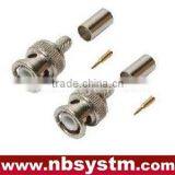 High Quality BNC Video Connector/cold Press BNC/RG25U RG59U RG6U