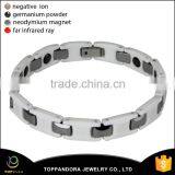 Unisex Tungsten Steel Bracelet With Energy Magnetic Hematite Bracelet for Mens Womens and Lovers thumbnail-3