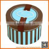 Round Striped Gift Box for Cake Packaging thumbnail-2