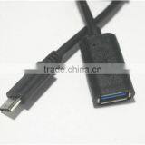 Hi-speed 3.0 USB-C to USB-A Adapter With 3.2ft Extended Cable for USB Type-C Devices thumbnail-4