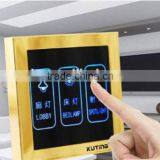 3 Ways Smart Home Touch Screen Light Switch Wall Switch