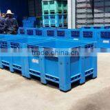 HDPE Recyclable Moving Plastic Pallet Box With Wheels thumbnail-4