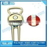 Hot Sale Zinc Alloy Bottle Opener Design Golf Divot Tool thumbnail-4