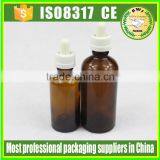 Empty Glass Eye Dropper Amber Serum Bottles 100ml thumbnail-1