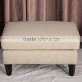 Cube Fabric Ottoman Stool thumbnail-1