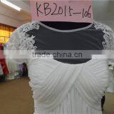 Cap Sleeve Illusion Top Floor Length Women's Chiffon Dresses & Hot Sales for Shopper thumbnail-2