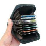 BOSHIHO RFID Blocking Wallet Genuine Leather Credit Card Holder Organizer