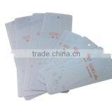 Cheapest Print Price Tag Labels for Clothes With Ribbon OEM In Guangzhou