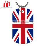 Antique Metal Paw Shaped Dog Id Tag With Split Ring