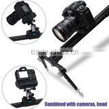 Factory Supply Camera Mini Rail Dolly Slider 80cm for DV Camcorder With Pan Head thumbnail-6