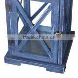 Blue Wooden Lantern for Promotional Gifts thumbnail-6