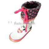 Fashion Print Ladies and Kids Sex Rain Boots