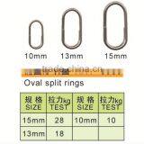 High Quality Wholesale Brass Fishing Oval Split Ring thumbnail-4