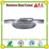 Concord Cookware Stainless Steel Frying Bowl Comal, Stainless-Steel-Comal-For-Fish-Frying-Gridd thumbnail-5