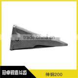 SK200 Bucket Flat Tooth Wheel Excavator Bucket Tooth thumbnail-1
