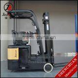 1 Ton 1.5 Ton Counterbalanced Battery Forklift Truck Three Wheels Electric Forklift thumbnail-2