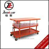 Hot Model Movable Handle Woodworking Lift Table for Sale thumbnail-1