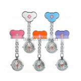 Mickey Shaped Portable Quartz Movement Digital Brooch Nurse Watch thumbnail-3