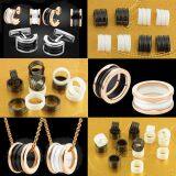 Customizable Zirconia Ceramic Ring / Black Ceramic Infinity Ring thumbnail-2