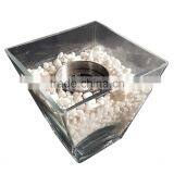 Portable Garden Bio Fthanol Square Glass Fireplace thumbnail-2