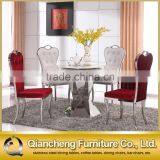 Antique French Home Furniture Round Granite Dining Table thumbnail-4