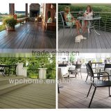 2016 White antiseptic wood plastic composite decking covering 140*23mm home garden depot