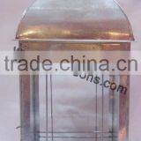 Good Quantity Colorful Metal Lantern With Clear Glass Tube Inside for Home Decorations thumbnail-4