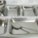Stainless Steel Fast Food Dinner Plate thumbnail-3