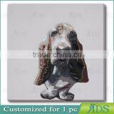 Cute Dog Abstract Home Decor Canvas Animal Oil Painting thumbnail-2