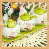 Ceramic Tableware Jar Set With Spoon thumbnail-1