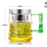 Glass Cup With Tea Strainer thumbnail-1