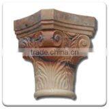 Hand Carving Composite Order Roman Marble Column Cap