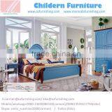 MJ9903 in Stock Neoclassic Popular Skype Blue Matching Bedroom Home Furniture Queen King Size Young People Children Bedroom Set thumbnail-1