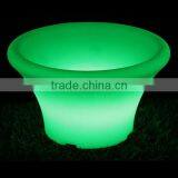 Cheap Plastic Outdoor Rechargeable Led Luminous Flower Pots thumbnail-6