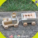 2017 Wholesale Baby Wooden Pull Along Toys Best Design Kids Wooden Pull Along Toys Top Fashion Children Pull Along Toys W05C074 thumbnail-4