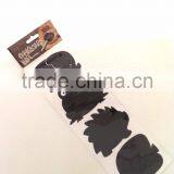 Decorative Chalkboard Label for Glass Bottle, Lovey Design Chalkboard Label Sticker, Elephant, Frog, Fish Pattens thumbnail-3