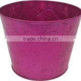 Christmas Ornament Mini Brown Metal Flower Pot thumbnail-5